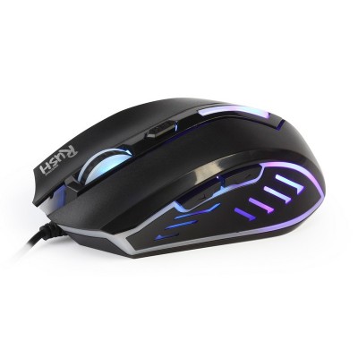 Мышь игровая проводная Smartbuy RUSH 712 черная с подсветкой Мышь игровая проводная Smartbuy RUSH 712 черная с подсветкой