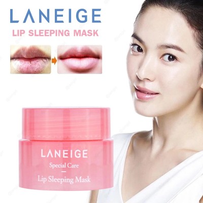 Laneige Lip Sleeping Mask Berry Ночная маска для губ, мини 3г Laneige Lip Sleeping Mask Berry Ночная маска для губ, мини 3г