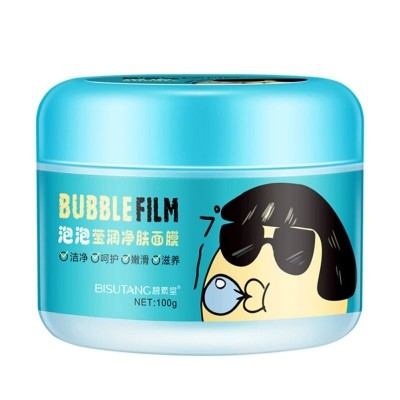 Bisutang Кислородная пузырьковая голубая маска для лица "Bubble Film" 100гр Bisutang Кислородная пузырьковая голубая маска для лица "Bubble Film" 100гр