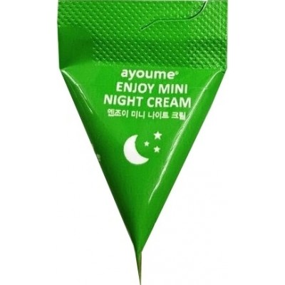 Ayoume Ночной крем для лица с центеллой азиатской Enjoy Mini Night Cream, 3ml - 5шт Ayoume Ночной крем для лица с центеллой азиатской Enjoy Mini Night Cream, 3ml - 5шт