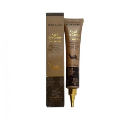 Омолаживающий крем для глаз с улиточным муцином 3W Clinic Крем Snail Eye Cream Anti-Wrinkle 40 мл. Омолаживающий крем для глаз с улиточным муцином 3W Clinic Крем Snail Eye Cream Anti-Wrinkle 40 мл.