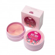 Koelf Гидрогелевые патчи для кожи вокруг глаз с рубиновой пудрой Ruby & Bulgarian Rose Eye Patch, 60 шт