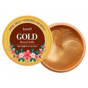 Petitfee Гидрогелевые патчи с золотом и маточным молочком Koelf Gold & Royal Jelly Eye Patch, 60 шт