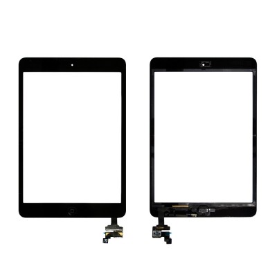 Сенсорное стекло, тачскрин Apple iPad Mini Retina с чипом и кнопкой Home. Черный Сенсорное стекло, тачскрин Apple iPad Mini Retina с чипом и кнопкой Home. Черный