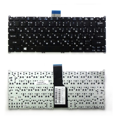 Клавиатура для ноутбука Acer Aspire One Acer Aspire S3, S5, One 756, TravelMate B1 Series. Г-образный Enter. Черная, без рамки. PN: 9Z.N7WPW.20R Клавиатура для ноутбука Acer Aspire One Acer Aspire S3, S5, One 756, TravelMate B1 Series. Г-образный Enter. Черная, без рамки. PN: 9Z.N7WPW.20R