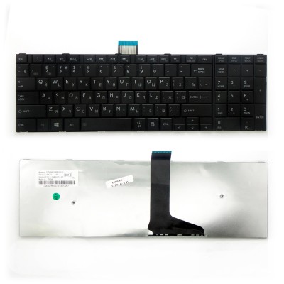 Клавиатура для ноутбука Toshiba Satellite C55, C55-A Series. Плоский Enter. Черная, без рамки. PN: NSK-TVPSU, 9Z.N7USU.P0R. Клавиатура для ноутбука Toshiba Satellite C55, C55-A Series. Плоский Enter. Черная, без рамки. PN: NSK-TVPSU, 9Z.N7USU.P0R.