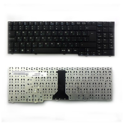 Клавиатура для ноутбука Asus F7, M51, X56 Series. Г-образный Enter. Черная, без рамки. PN: NSK-U400R. Клавиатура для ноутбука Asus F7, M51, X56 Series. Г-образный Enter. Черная, без рамки. PN: NSK-U400R.