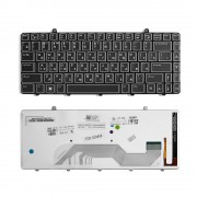 Клавиатура для ноутбука Dell Alienware M11x R1, R2, R3, P06T Series. Плоский Enter. Черная, без рамки. PN: 0T3VFT, PYTVX.
