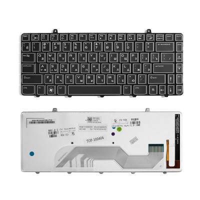 Клавиатура для ноутбука Dell Alienware M11x R1, R2, R3, P06T Series. Плоский Enter. Черная, без рамки. PN: 0T3VFT, PYTVX. Клавиатура для ноутбука Dell Alienware M11x R1, R2, R3, P06T Series. Плоский Enter. Черная, без рамки. PN: 0T3VFT, PYTVX.