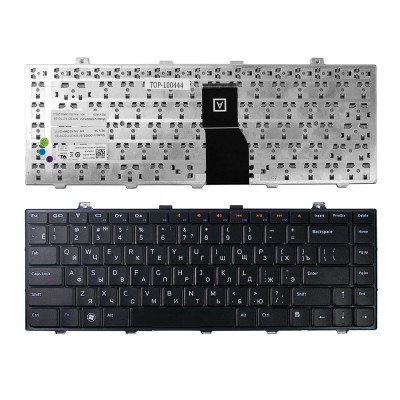 Клавиатура для ноутбука Dell Studio 1450, 1457, 1458 Series. Плоский Enter. Черная, без рамки. PN: V100825JS1. Клавиатура для ноутбука Dell Studio 1450, 1457, 1458 Series. Плоский Enter. Черная, без рамки. PN: V100825JS1.
