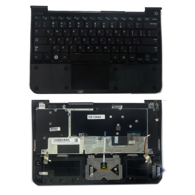Клавиатура для ноутбука Samsung NP900X1A, NP900X1B Series. Плоский Enter. Черная, c топкейсом. PN: BA59-02907C. Клавиатура для ноутбука Samsung NP900X1A, NP900X1B Series. Плоский Enter. Черная, c топкейсом. PN: BA59-02907C.