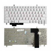 Клавиатура для ноутбука Samsung N210, N210-JA02RU, N210-JB01RU, NP-N210-JA01UA. Плоский Enter. Белая, без рамки. PN: V114060AS1