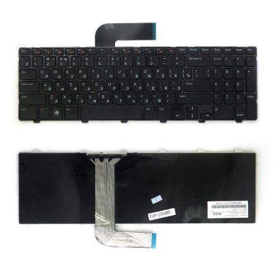 Клавиатура для ноутбука Dell Inspiron N5110, M5110, M511R Series. Плоский Enter. Черная, с черной рамкой. PN: NSK-DY0SW. Клавиатура для ноутбука Dell Inspiron N5110, M5110, M511R Series. Плоский Enter. Черная, с черной рамкой. PN: NSK-DY0SW.