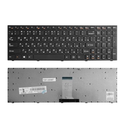 Клавиатура для ноутбука Lenovo B5400, M5400 Series. Плоский Enter. Черная, с черной рамкой. PN: NSK-BFGSQ. Клавиатура для ноутбука Lenovo B5400, M5400 Series. Плоский Enter. Черная, с черной рамкой. PN: NSK-BFGSQ.