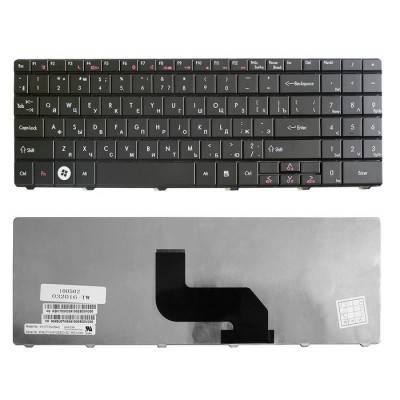 Клавиатура для ноутбука Packard Bell EasyNote DT85, MT85, ST85, ST86, TN65 Series. Плоский Enter. Черная, без рамки. PN: MP-07F33SU-4424H. Клавиатура для ноутбука Packard Bell EasyNote DT85, MT85, ST85, ST86, TN65 Series. Плоский Enter. Черная, без рамки. PN: MP-07F33SU-4424H.