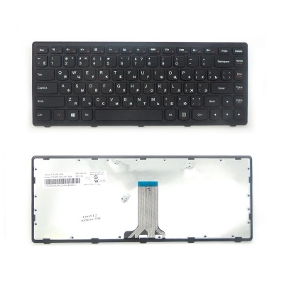 Клавиатура для ноутбука LenovoG400S, G405S, G410S, S410P Series. Плоский Enter. Черная, с черной рамкой. PN: V-142920AS1. Клавиатура для ноутбука LenovoG400S, G405S, G410S, S410P Series. Плоский Enter. Черная, с черной рамкой. PN: V-142920AS1.