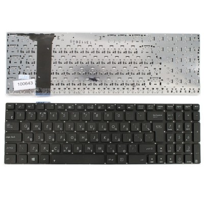 Клавиатура для ноутбука Asus G56, N56, N76 Series. Г-образный Enter. Черная, без рамки. PN: 9Z.N8BBQ.G0R. Клавиатура для ноутбука Asus G56, N56, N76 Series. Г-образный Enter. Черная, без рамки. PN: 9Z.N8BBQ.G0R.