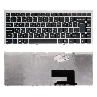 Клавиатура для ноутбука Sony Vaio VGN-FW, VGNFW Series. Г-образный Enter. Черная, с серебристой рамкой. PN: 148084172. Клавиатура для ноутбука Sony Vaio VGN-FW, VGNFW Series. Г-образный Enter. Черная, с серебристой рамкой. PN: 148084172.