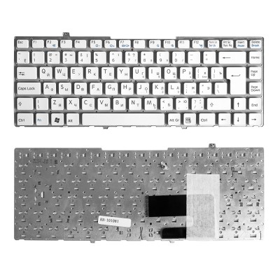 Клавиатура для ноутбука Sony Vaio VGN-FW Series. Г-образный Enter. Белая, без рамки. PN: 148084121, NSK-S810R. Клавиатура для ноутбука Sony Vaio VGN-FW Series. Г-образный Enter. Белая, без рамки. PN: 148084121, NSK-S810R.