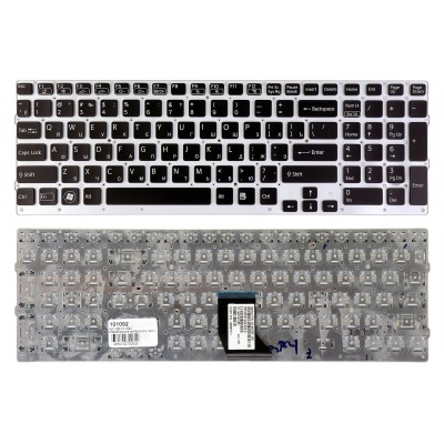 Клавиатура для ноутбука Sony Vaio VPC-CB, VPC-CB17, VPCCB17 Series. Плоский Enter. Серебристая, без рамки. PN: 148954821, 9Z.N6CBF.00R. Клавиатура для ноутбука Sony Vaio VPC-CB, VPC-CB17, VPCCB17 Series. Плоский Enter. Серебристая, без рамки. PN: 148954821, 9Z.N6CBF.00R.