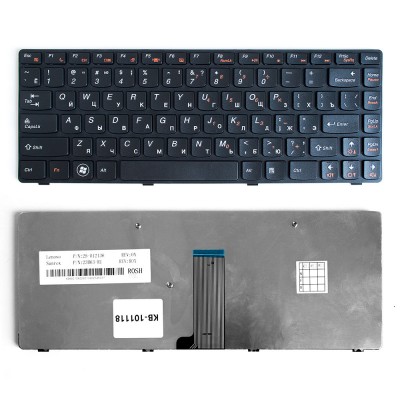 Клавиатура для ноутбука Lenovo IdeaPad B480, G480, Z380, Z480 Series. Плоский Enter. Черная, с черной рамкой. PN: 9Z.N5TSQ.T0R. Клавиатура для ноутбука Lenovo IdeaPad B480, G480, Z380, Z480 Series. Плоский Enter. Черная, с черной рамкой. PN: 9Z.N5TSQ.T0R.