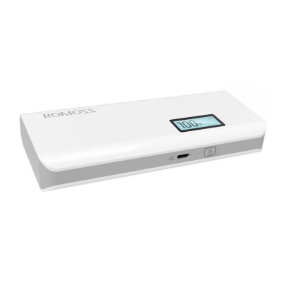 Универсальный внешний аккумулятор ROMOSS Solo 5 Plus 10000mAh (37Wh) USB 5V 2.1А Белый Универсальный внешний аккумулятор ROMOSS Solo 5 Plus 10000mAh (37Wh) USB 5V 2.1А Белый