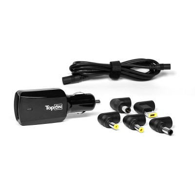 Автоадаптер TopON 90W универсальный 16V-20V 4.5A (5 коннекторов) с USB кабель 1.5м TOP-U90WCC Автоадаптер TopON 90W универсальный 16V-20V 4.5A (5 коннекторов) с USB кабель 1.5м TOP-U90WCC