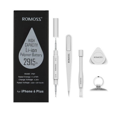 Аккумулятор для Apple iPhone 6 Plus на 2915mAh 3.8V (10.07Wh) с увеличенным сроком службы. Комплект инструментов и инструкция по замене в наборе. Аккумулятор для Apple iPhone 6 Plus на 2915mAh 3.8V (10.07Wh) с увеличенным сроком службы. Комплект инструментов и инструкция по замене в наборе.