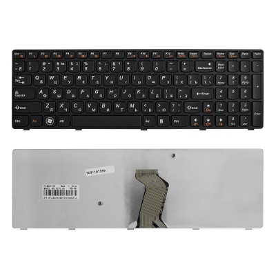 Клавиатура для ноутбука Lenovo IdeaPad Y570, Y570A Series. Плоский Enter. Черная, без рамки. PN: Y570-RU. Клавиатура для ноутбука Lenovo IdeaPad Y570, Y570A Series. Плоский Enter. Черная, без рамки. PN: Y570-RU.