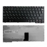 Клавиатура для ноутбука Lenovo IdeaPad S100, S110, S10-3, S10-3S Series. Плоский Enter. Черная, без рамки. PN: 25-010089.