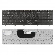 Клавиатура для ноутбука Dell Inspiron N7010, 17R Series. Г-образный Enter. Черная, без рамки. PN: AEUM9K00020.