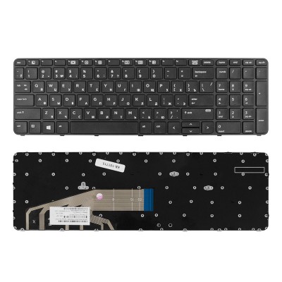 Клавиатура для ноутбука HP ProBook 450 G3, 455 G3, 470 G3 Series. Плоский Enter. Черная, с черной рамкой. PN: 90.4ZA07.L0R. Клавиатура для ноутбука HP ProBook 450 G3, 455 G3, 470 G3 Series. Плоский Enter. Черная, с черной рамкой. PN: 90.4ZA07.L0R.
