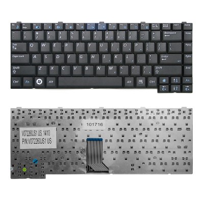 Клавиатура для ноутбука Samsung R403, R408, R410 Series. Плоский Enter. Черная, без рамки. US. PN: BA59-02247C, BA59-02247D. Клавиатура для ноутбука Samsung R403, R408, R410 Series. Плоский Enter. Черная, без рамки. US. PN: BA59-02247C, BA59-02247D.