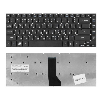 Клавиатура для ноутбука Acer Aspire 3830T, 4830T Series. Г-образный Enter. Черная, без рамки. PN: KBI140A292. Клавиатура для ноутбука Acer Aspire 3830T, 4830T Series. Г-образный Enter. Черная, без рамки. PN: KBI140A292.