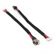 Разъем питания PJ636 для ноутбука Asus F751, K56, K550, X550, X751, S56, S550 Series. 5.5x2.5 mm. С кабелем 18 см. PN: 1417-007M000, 14004-01450000.