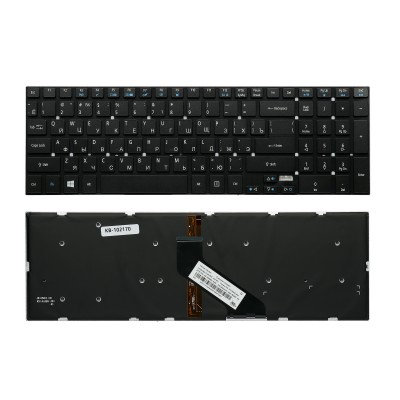 Клавиатура для ноутбука Acer Aspire V3, V3-551, V3-771, 5830T, 5755G Series. Г-образный Enter. Черная, без рамки. С подсветкой. PN: MP-10K33SU-698. Клавиатура для ноутбука Acer Aspire V3, V3-551, V3-771, 5830T, 5755G Series. Г-образный Enter. Черная, без рамки. С подсветкой. PN: MP-10K33SU-698.