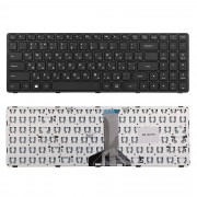 Клавиатура для ноутбука Lenovo Ideapad 100-15, 100-15IBD Series. Плоский Enter. Черная, с рамкой. PN: SN20J78609.