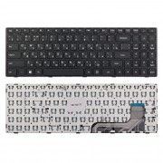 Клавиатура для ноутбука Lenovo 100-15IBY, 100-15, 300-15, B5010, B50-10 Series. Плоский Enter. Черная, с рамкой. PN: NSK-BR0SN.