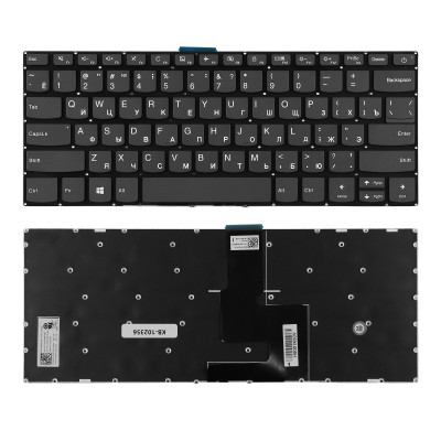 Клавиатура для ноутбука Lenovo IdeaPad 520S-14IKB Series. Плоский Enter. Черная, без рамки. PN: SN20M61877. Клавиатура для ноутбука Lenovo IdeaPad 520S-14IKB Series. Плоский Enter. Черная, без рамки. PN: SN20M61877.