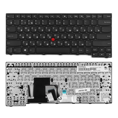Клавиатура для ноутбука Lenovo ThinkPad E450, E455, E460, E465 Series. Плоский Enter. Черная, с рамкой. PN: SN20E66124. Клавиатура для ноутбука Lenovo ThinkPad E450, E455, E460, E465 Series. Плоский Enter. Черная, с рамкой. PN: SN20E66124.