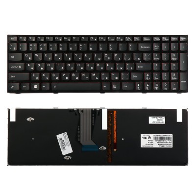 Клавиатура для ноутбука Lenovo IdeaPad Y500, Y500N, Y500NT Series. Плоский Enter. Черная, с рамкой. С подсветкой. PN: Y590-RU. Клавиатура для ноутбука Lenovo IdeaPad Y500, Y500N, Y500NT Series. Плоский Enter. Черная, с рамкой. С подсветкой. PN: Y590-RU.