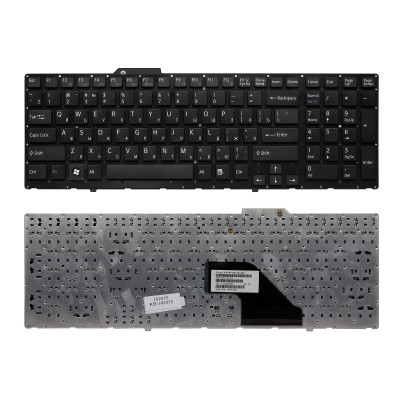 Клавиатура для ноутбука Sony Vaio VPC-F11, VPC-F12, VPC-F13 Series. Плоский Enter. Черная, без рамки. PN: 148781561. Клавиатура для ноутбука Sony Vaio VPC-F11, VPC-F12, VPC-F13 Series. Плоский Enter. Черная, без рамки. PN: 148781561.