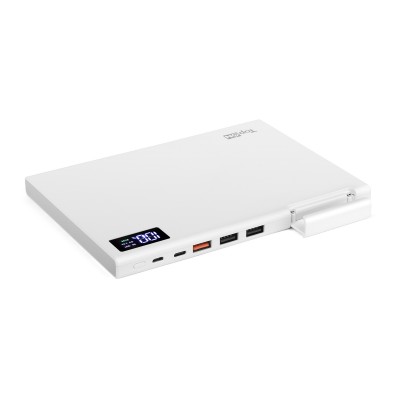 Внешний аккумулятор TopON TOP-MAX2 30000mAh QC3.0, Power Delivery. USB Type-C, MicroUSB, 3 USB и кредл. Белый Внешний аккумулятор TopON TOP-MAX2 30000mAh QC3.0, Power Delivery. USB Type-C, MicroUSB, 3 USB и кредл. Белый
