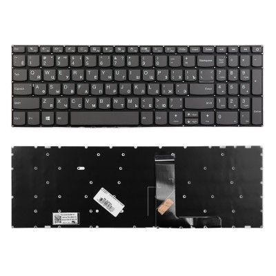 Клавиатура для ноутбука Lenovo IdeaPad 320-15AST, 320-15ABR Series. Плоский Enter. Серая, без рамки. PN: 9Z.NDRDSN.101. Клавиатура для ноутбука Lenovo IdeaPad 320-15AST, 320-15ABR Series. Плоский Enter. Серая, без рамки. PN: 9Z.NDRDSN.101.