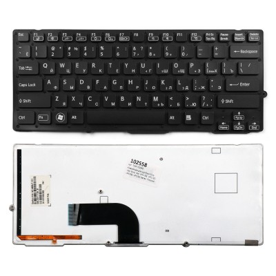 Клавиатура для ноутбука Sony Vaio VPC-SB, VPC-SD Series. Плоский Enter. Черная, без рамки. С подсветкой. PN: 148949641. Клавиатура для ноутбука Sony Vaio VPC-SB, VPC-SD Series. Плоский Enter. Черная, без рамки. С подсветкой. PN: 148949641.