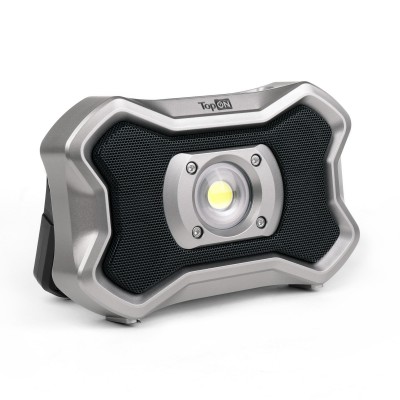 Аккумуляторный фонарь TopON TOP-MX2BT LED 20 Вт 2000 лм 7.3 В 4.0 Ач 29.2 Втч Bluetooth колонка Аккумуляторный фонарь TopON TOP-MX2BT LED 20 Вт 2000 лм 7.3 В 4.0 Ач 29.2 Втч Bluetooth колонка