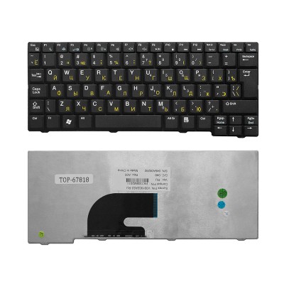 Клавиатура для ноутбука Acer Aspire One 531, A110, A150, D150, ZG5 Series. Г-образный Enter. Черная без рамки. PN: 9J.N9482.00R. Клавиатура для ноутбука Acer Aspire One 531, A110, A150, D150, ZG5 Series. Г-образный Enter. Черная без рамки. PN: 9J.N9482.00R.