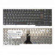 Клавиатура для ноутбука Asus F7, M51, X56 Series. Г-образный Enter. Черная, без рамки. PN: NSK-U400R