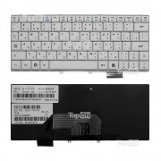 Клавиатура для ноутбука Lenovo IdeaPad S9, S9e, S10, S10e Series. Плоский Enter. Белая, без рамки. PN: 25-008151.