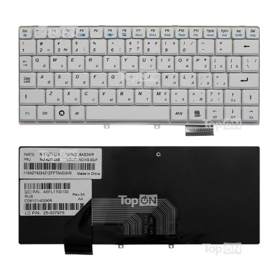 Клавиатура для ноутбука Lenovo IdeaPad S9, S9e, S10, S10e Series. Плоский Enter. Белая, без рамки. PN: 25-008151. Клавиатура для ноутбука Lenovo IdeaPad S9, S9e, S10, S10e Series. Плоский Enter. Белая, без рамки. PN: 25-008151.